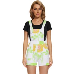 Flowers Art T- Shirtflower T- Shirt Short Overalls by maxcute