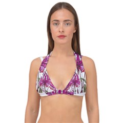 Flowers Art T- Shirtflowers T- Shirt (10) Double Strap Halter Bikini Top by maxcute