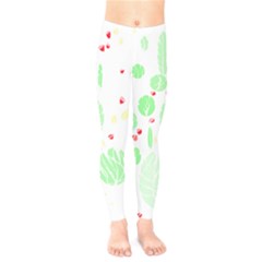 Flowers Art T- Shirtflowers T- Shirt (12) Kids  Leggings by maxcute