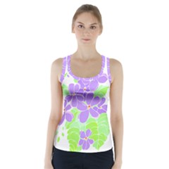 Flowers Art T- Shirtflowers T- Shirt (16) Racer Back Sports Top by maxcute