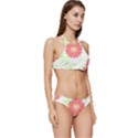 Flowers Art T- Shirtflowers T- Shirt (18) Banded Triangle Bikini Set View3