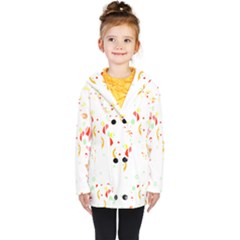 Flowers Art T- Shirtflowers T- Shirt (6) Kids  Double Breasted Button Coat by maxcute