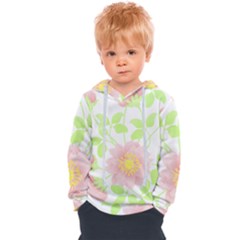 Flowers Illustration T- Shirtflowers T- Shirt (8) Kids  Overhead Hoodie by maxcute