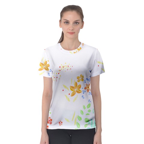 Flowers Lover T- Shirtflowers T- Shirt (1) Women s Sport Mesh Tee by maxcute