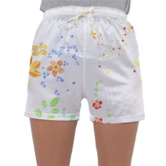 Flowers Lover T- Shirtflowers T- Shirt (1) Sleepwear Shorts