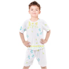 Flowers Lover T- Shirtflowers T- Shirt (10) Kids  Tee And Shorts Set by maxcute