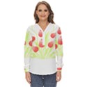 Flowers Lover T- Shirtflowers T- Shirt (7) Zip Up Long Sleeve Blouse View1