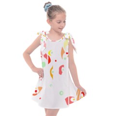 Flowers Lover T- Shirtflowers T- Shirt (9) Kids  Tie Up Tunic Dress