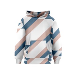 Geometric Abstract Art T- Shirt Mountain River Pattern Kids  Pullover Hoodie by maxcute