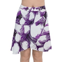 Grapes T- Shirt Purple Grapes Photo T- Shirt Chiffon Wrap Front Skirt by maxcute