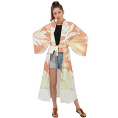 Hawaii T- Shirt Hawaii Alpha De Purple Pattern T- Shirt Maxi Kimono