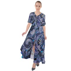 Dweeb Design Waist Tie Boho Maxi Dress by MRNStudios