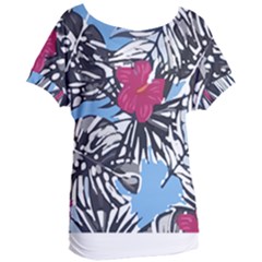 Hawaii T- Shirt Hawaii Blossom Fashion T- Shirt Women s Oversized Tee by maxcute
