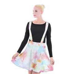 Hawaii T- Shirt Hawaii Blossoms Garden T- Shirt Suspender Skater Skirt by maxcute