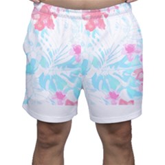 Hawaii T- Shirt Hawaii Diana Flower Pattern T- Shirt Men s Shorts