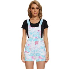 Hawaii T- Shirt Hawaii Diana Flower Pattern T- Shirt Short Overalls by maxcute