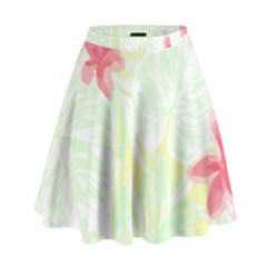 Hawaii T- Shirt Hawaii Flora Garden T- Shirt High Waist Skirt