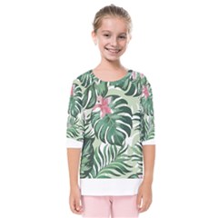 Hawaii T- Shirt Hawaii Jungle Creative T- Shirt Kids  Quarter Sleeve Raglan Tee