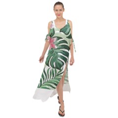 Hawaii T- Shirt Hawaii Jungle Creative T- Shirt Maxi Chiffon Cover Up Dress by maxcute