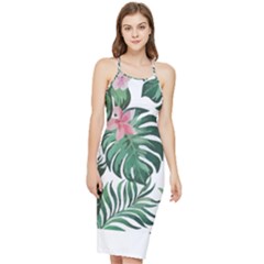 Hawaii T- Shirt Hawaii Leather Flower Garden T- Shirt Bodycon Cross Back Summer Dress