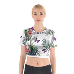 Hawaii T- Shirt Hawaii Lent Flowers Pattern T- Shirt Cotton Crop Top by maxcute