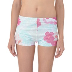 Hawaii T- Shirt Hawaii Lis Flowers Trend T- Shirt Reversible Boyleg Bikini Bottoms by maxcute