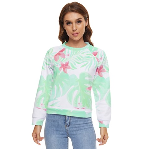 Hawaii T- Shirt Hawaii Meadow Trend T- Shirt Women s Long Sleeve Raglan Tee by maxcute