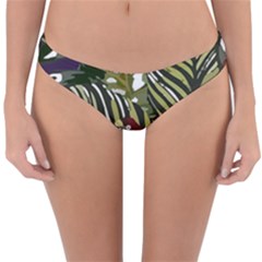 Hawaii T- Shirt Hawaii Pattern Garden T- Shirt Reversible Hipster Bikini Bottoms by maxcute