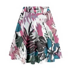 Hawaii T- Shirt Hawaii Quater Pattern T- Shirt High Waist Skirt