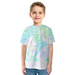 Hawaii T- Shirt Hawaii Sole Flowers T- Shirt Kids  Sport Mesh Tee
