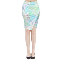 Hawaii T- Shirt Hawaii Sole Flowers T- Shirt Midi Wrap Pencil Skirt