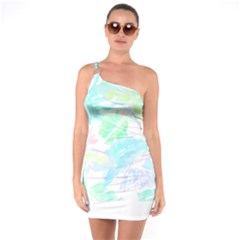 Hawaii T- Shirt Hawaii Sole Flowers T- Shirt One Soulder Bodycon Dress