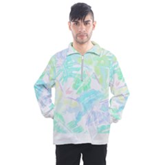 Hawaii T- Shirt Hawaii Sole Flowers T- Shirt Men s Half Zip Pullover