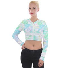 Hawaii T- Shirt Hawaii Sole Flowers T- Shirt Long Sleeve Cropped Velvet Jacket