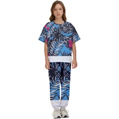 Hawaii T- Shirt Hawaii Vanilla Flowers T- Shirt Kids  Tee And Pants Sports Set by maxcute