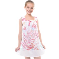 Hawaii T- Shirt Hawaii Waterfall Flowers T- Shirt Kids  Cross Back Dress by maxcute