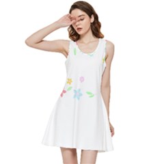Hello Spring T- Shirt Happy Spring Yall Flowers Bloom Floral First Day Of Spring T- Shirt Inside Out Racerback Dress by maxcute