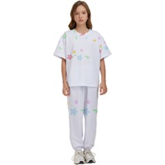 Hello Spring T- Shirt Happy Spring Yall Flowers Bloom Floral First Day Of Spring T- Shirt Kids  Tee And Pants Sports Set by maxcute