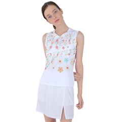 Hello Spring T- Shirt Hello Spring Trendy Easter Daisy Flower Cute Floral Pattern 3 Women s Sleeveless Sports Top by maxcute