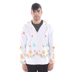 Hello Spring T- Shirt Hello Spring Trendy Easter Daisy Flower Cute Floral Pattern Men s Hooded Windbreaker