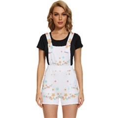 Hello Spring T- Shirt Hello Spring Trendy Easter Daisy Flower Cute Floral Pattern Short Overalls by maxcute