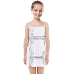 Henna Alphabet T- Shirt Henna Alphabet F Kids  Summer Sun Dress by maxcute