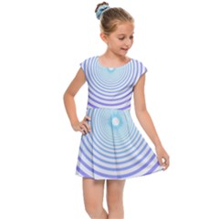 Hypnotic T- Shirt Hypnotize Royal Purple T- Shirt Kids  Cap Sleeve Dress by maxcute