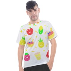 Kawaii Doodle T- Shirt Kawaii Doodle Food Illustration T- Shirt Men s Sport Top by maxcute