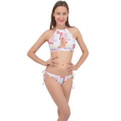 Labyrinth T- Shirt Labyrinth T- Shirt Cross Front Halter Bikini Set by maxcute