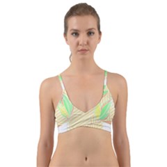 Leaves Design T- Shirtleaves T- Shirt (2) Wrap Around Bikini Top