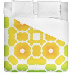 Yellow Seamless Pattern Duvet Cover (king Size)