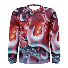 Abstract Art Texture Bubbles Men s Long Sleeve Tee by Ravend