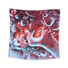 Abstract Art Texture Bubbles Square Tapestry (small)