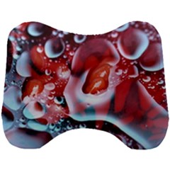 Abstract Art Texture Bubbles Head Support Cushion